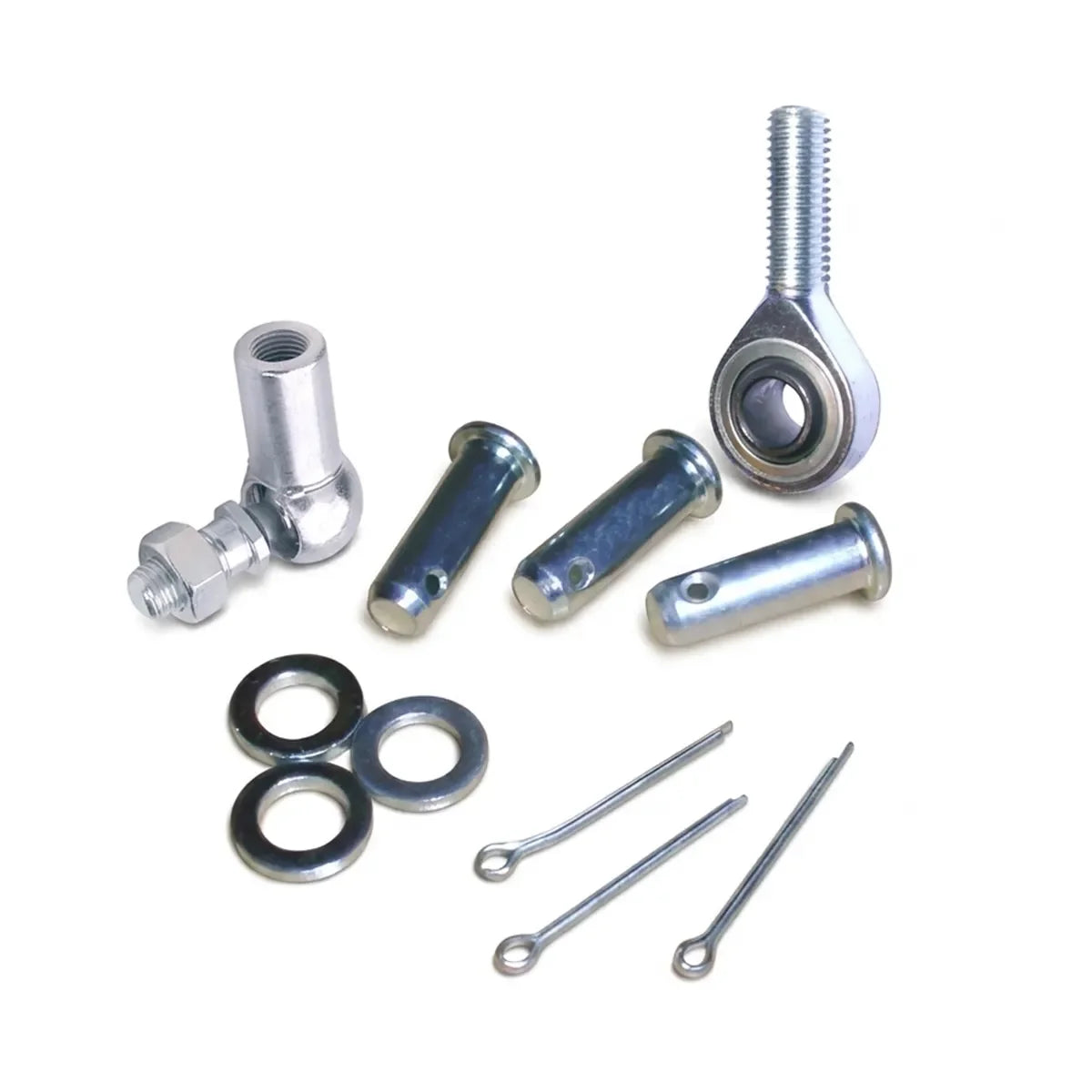 Durable wheelchair hardware kit with bolts, washers, and pins for secure assembly
