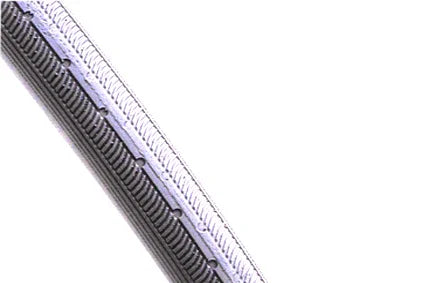 Close-up of durable wheelchair spoke guard with textured grip and mounting holes