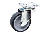 Langlebige Rollstuhl-Lenkrolle mit schwenkbarer Metallhalterung für reibungslose Mobilität und Stabilität