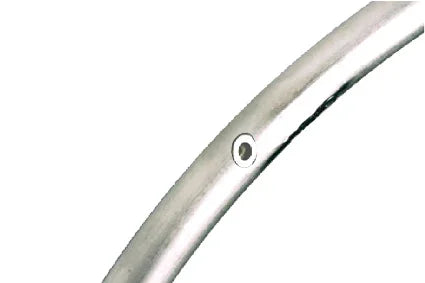 Edelstahl-Rollstuhl-Speichenschutz mit Montageloch, langlebiges Rollstuhlzubehör für Sicherheit und Schutz