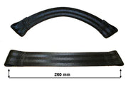 Schwarzer Rollstuhl-Sicherheitsgurt, 260 mm lang, langlebiges Gewebe für sichere Mobilitätsunterstützung