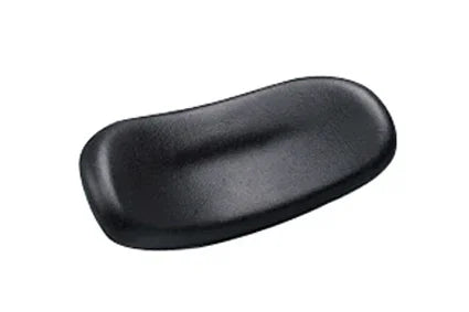 Black ergonomic wheelchair armrest pad for comfort and support