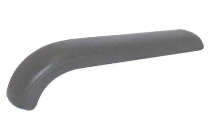 Black padded wheelchair armrest for comfort and support, durable design for everyday use