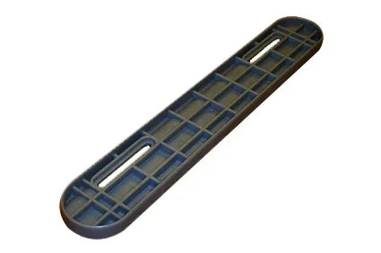 Durable wheelchair tray with grid design and handle cutouts for secure grip and everyday use