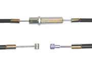 Wheelchair cable assembly with metal connectors and housing for durable mobility parts