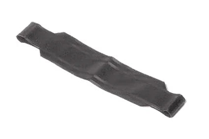 Black wheelchair foot strap for secure positioning, durable design for everyday mobility support