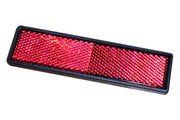 Roter reflektierender Rollstuhl-Sicherheitsstreifen mit schwarzem Rand für Sichtbarkeit und Schutz