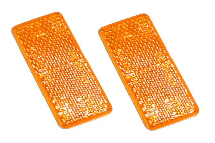 Orange reflective wheelchair spoke guards for safety and visibility