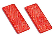 Red reflective wheelchair spoke guards for safety and visibility