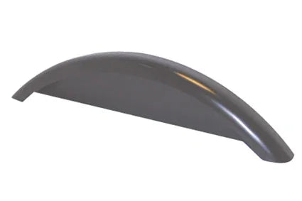 Gray wheelchair spoke guard for wheel protection and safety