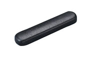 Black textured wheelchair armrest pad for comfort and support