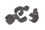 Black wheelchair spoke guards for safety and protection, durable wheelchair accessories