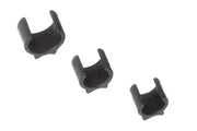 Black wheelchair spoke guards for wheel protection, durable wheelchair accessories