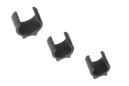 Black wheelchair spoke guards for wheel protection, durable wheelchair accessories
