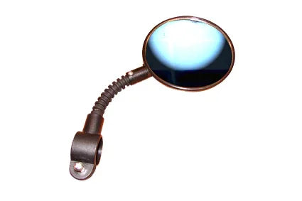 Adjustable wheelchair rearview mirror with flexible arm for enhanced visibility and safety