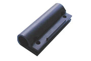 Black wheelchair spoke guard accessory for wheelchair safety and protection