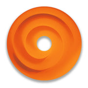 Orangefarbener Wirbel-Design-Rollstuhl-Speichenschutz für Radschutz