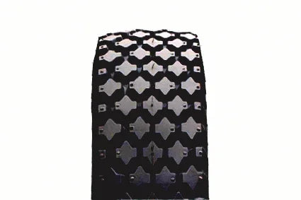 Black wheelchair spoke guard with diamond-shaped cutouts for safety and style
