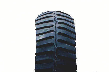 Durable wheelchair tire with deep tread pattern for reliable mobility and grip