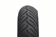 Durable wheelchair tire with deep tread pattern for smooth mobility and grip