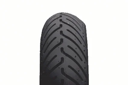 Durable wheelchair tire with deep tread pattern for smooth mobility and grip