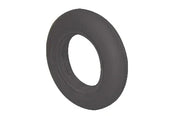 Black wheelchair tire for durable mobility, compatible with wheelchair accessories and parts