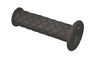 Black textured wheelchair hand grip with diamond pattern for secure handling and comfort