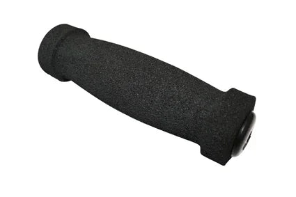 Black textured wheelchair grip handle for secure comfort and control