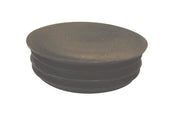 Black rubber wheelchair wheel end cap for spoke guard protection and safety