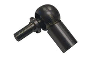 Black metal ball joint with threaded bolt for wheelchair accessories and durable mobility parts
