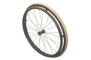 Wheelchair wheel with spoke guard and durable rim for mobility accessories