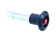 Rolstoelaccessoire met zwarte flens en rode knop, duurzame metalen stift voor mobiliteitshulpmiddelen