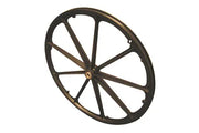 Schwarzer Rollstuhl-Speichenschutz mit 8 Speichen, langlebiges Rollstuhlzubehör für Sicherheit und Stil