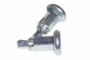 Metal wheelchair hardware bolts with flat heads for secure assembly