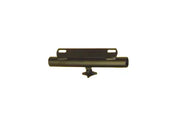 Black wheelchair tray mounting bracket with adjustment knob for secure attachment
