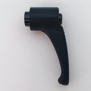 Black ergonomic wheelchair lever handle for easy mobility control