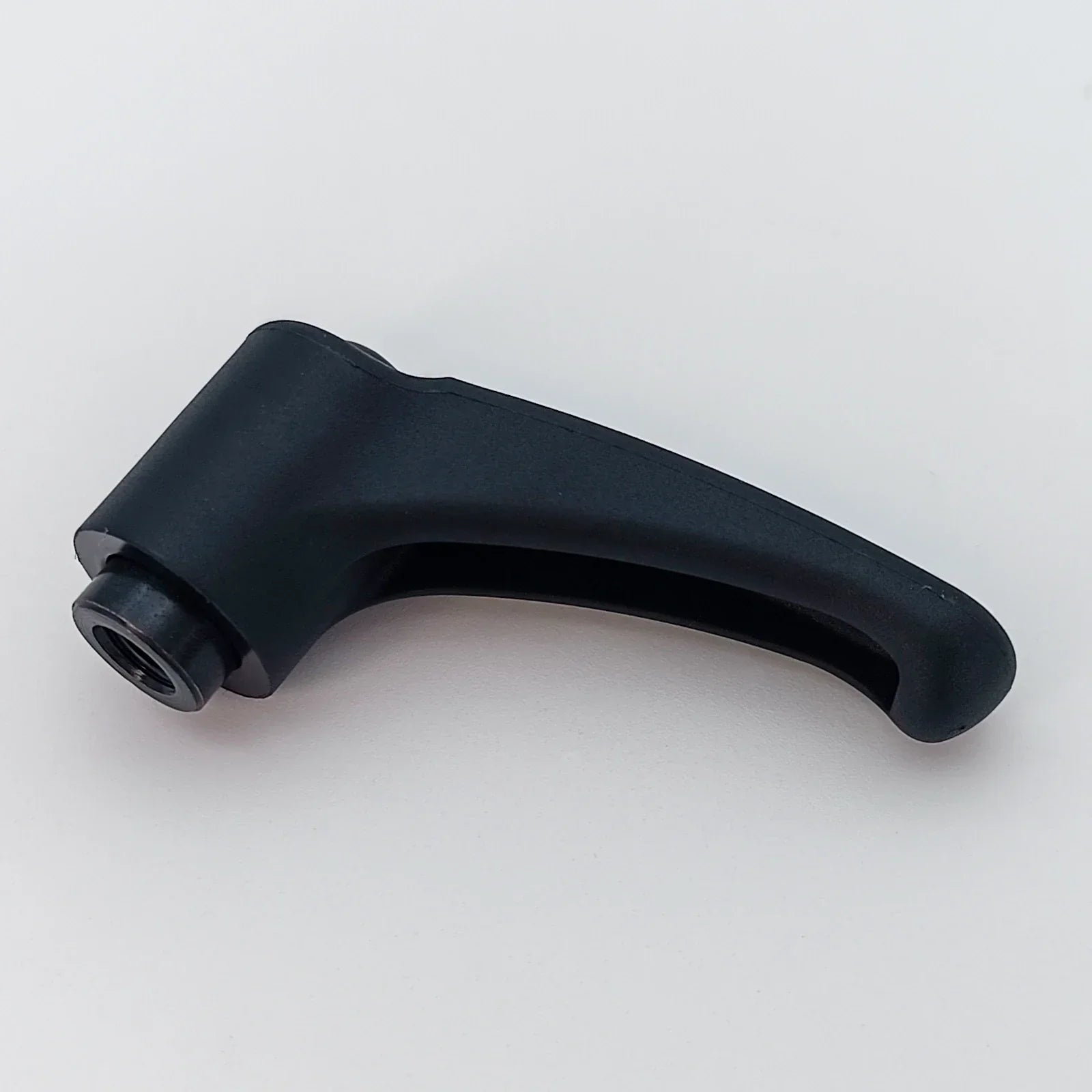 Black ergonomic wheelchair lever handle for easy mobility control