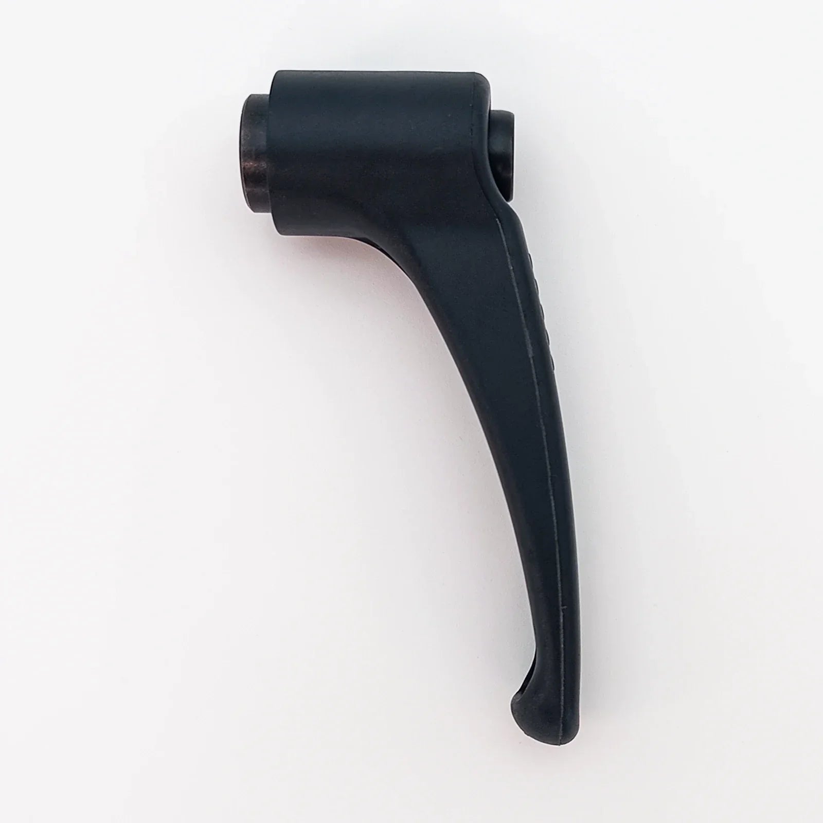 Black ergonomic wheelchair lever handle for manual mobility control