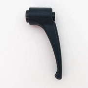 Black ergonomic wheelchair lever handle for manual mobility control