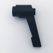 Black wheelchair accessory lever for mobility equipment adjustment