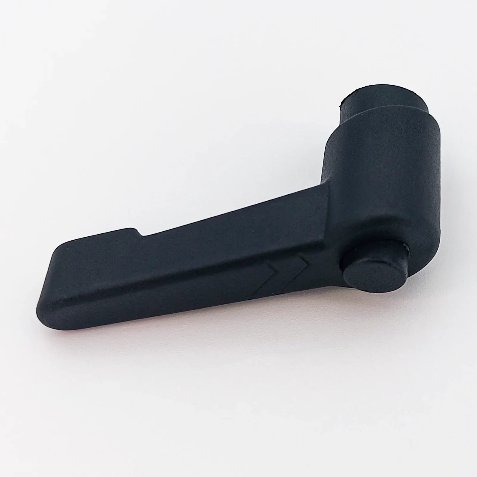 Black wheelchair accessory lever for easy adjustment and durability