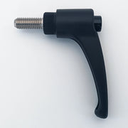 Schwarzer ergonomischer Rollstuhl-Einstellhebel mit Metallgewindeschaft zur sicheren Befestigung