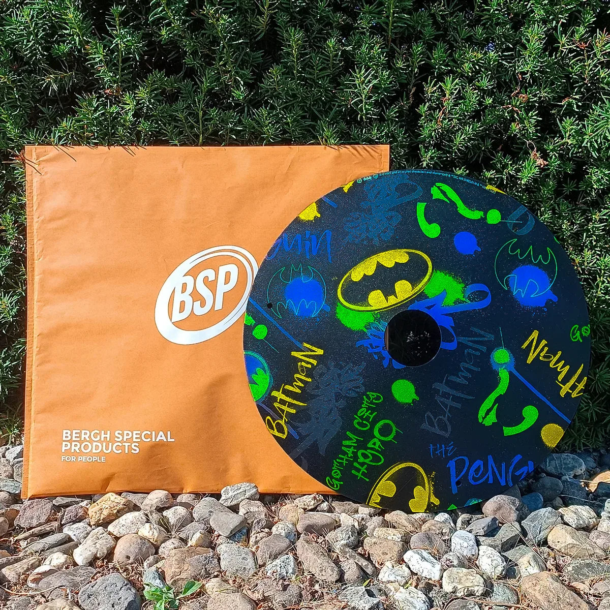 Wheelchair Spoke Guards - Batman Graffiti