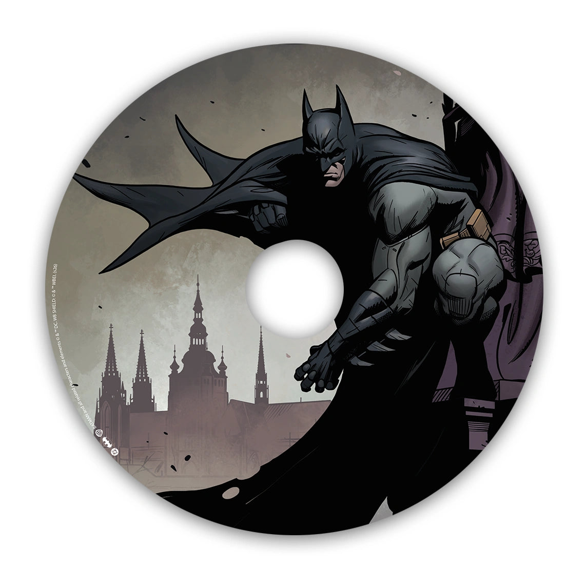 Rollstuhl-Speichenschutz - Batman auf dem Dach