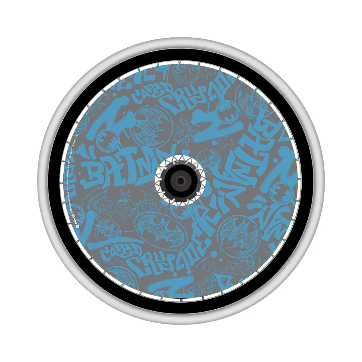 Rollstuhl-Speichenschutz - Batman Blaue Street Art