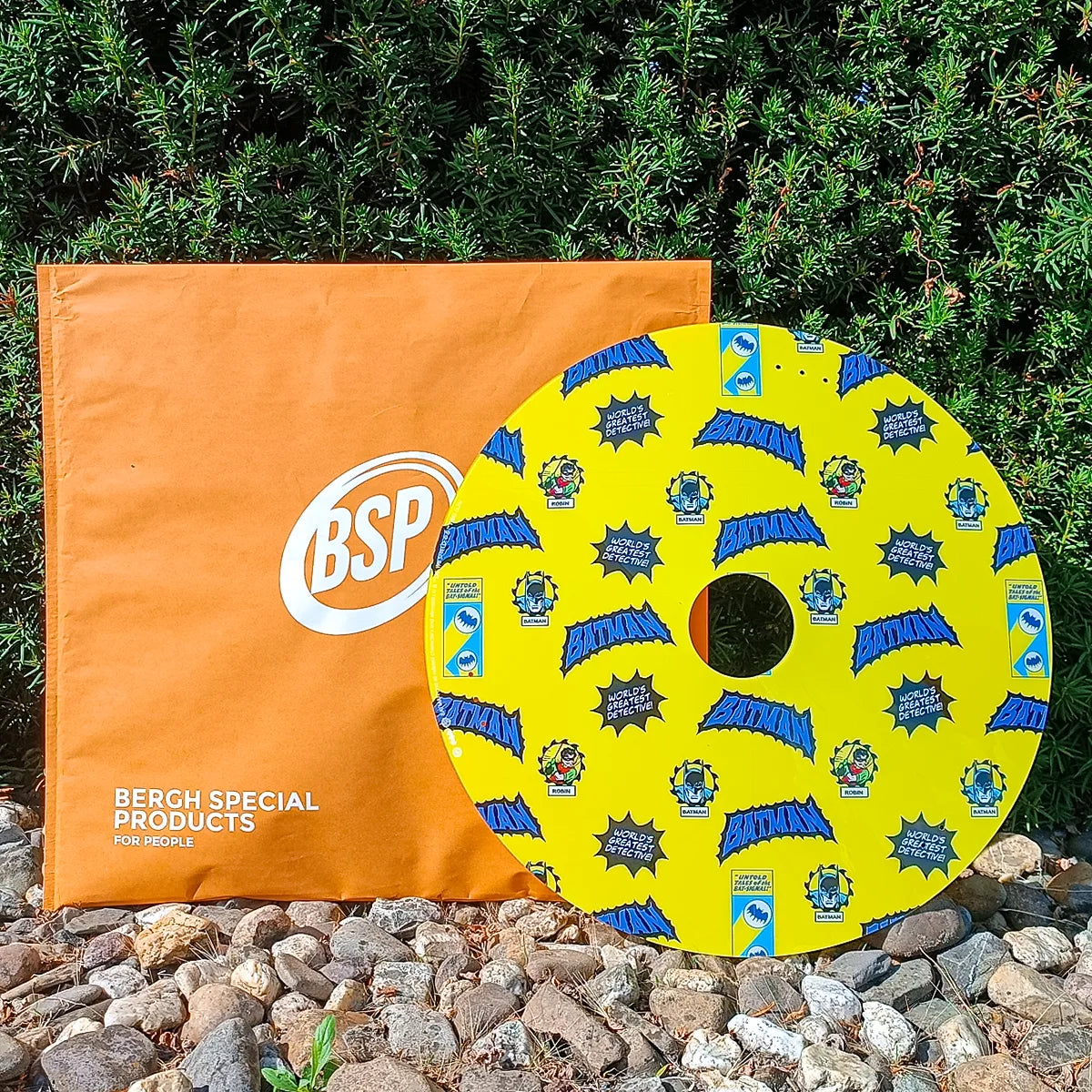Rolstoel Spaakbeschermers - Batman Gele Comic Popart
