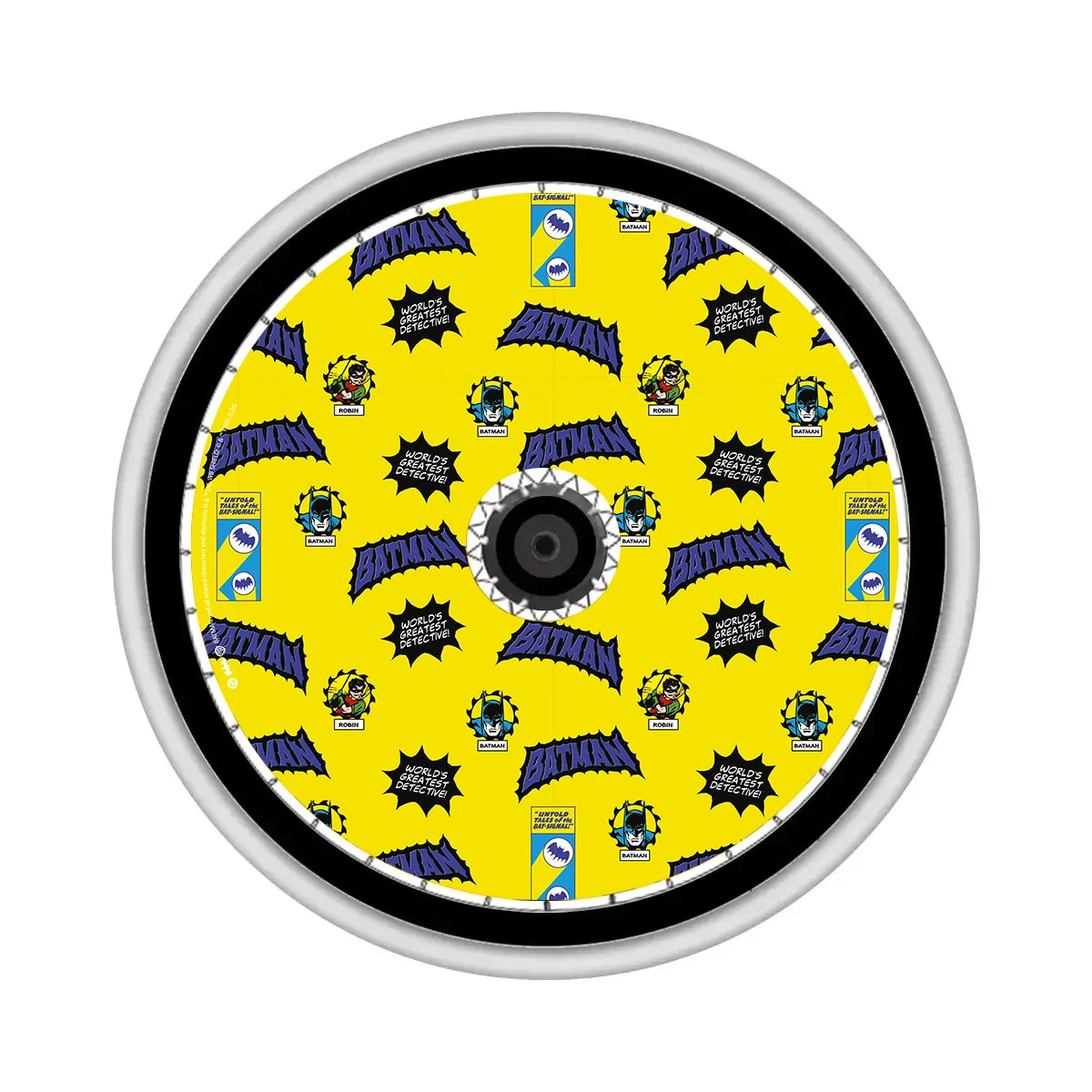 Rolstoel Spaakbeschermers - Batman Gele Comic Popart