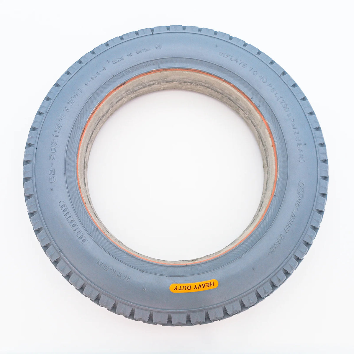 Gefüllter Reifen Grau 12½ x 2¼ (62-203) C-628 Rollstuhlreifen-1