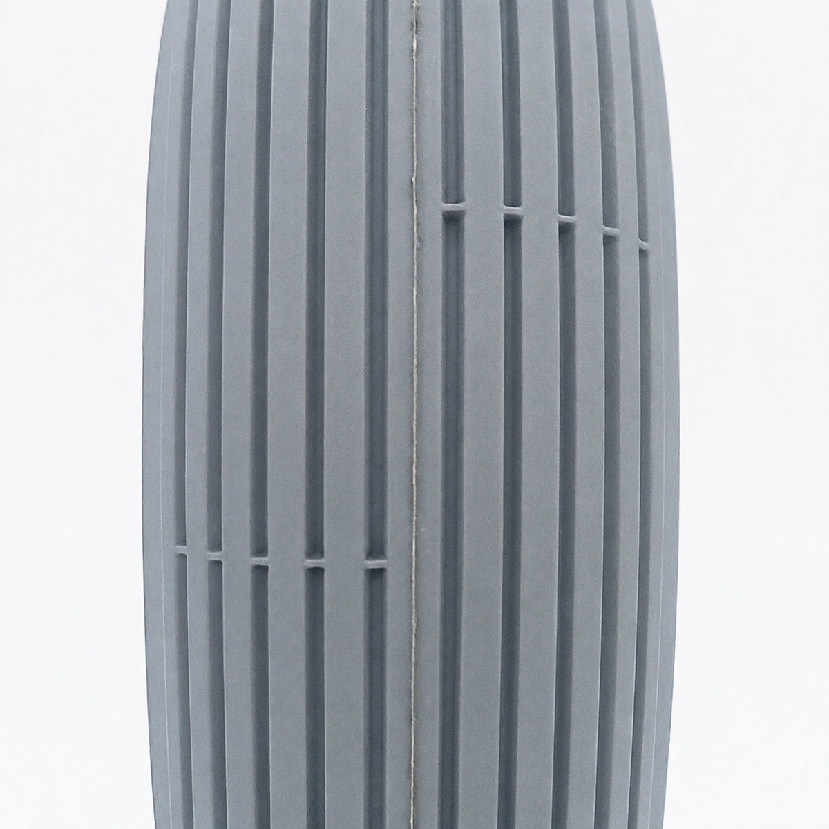 Gefüllter Rollstuhlreifen 2.80/2.50-4 (230×70 mm) | C-179 Linienprofil - Grau