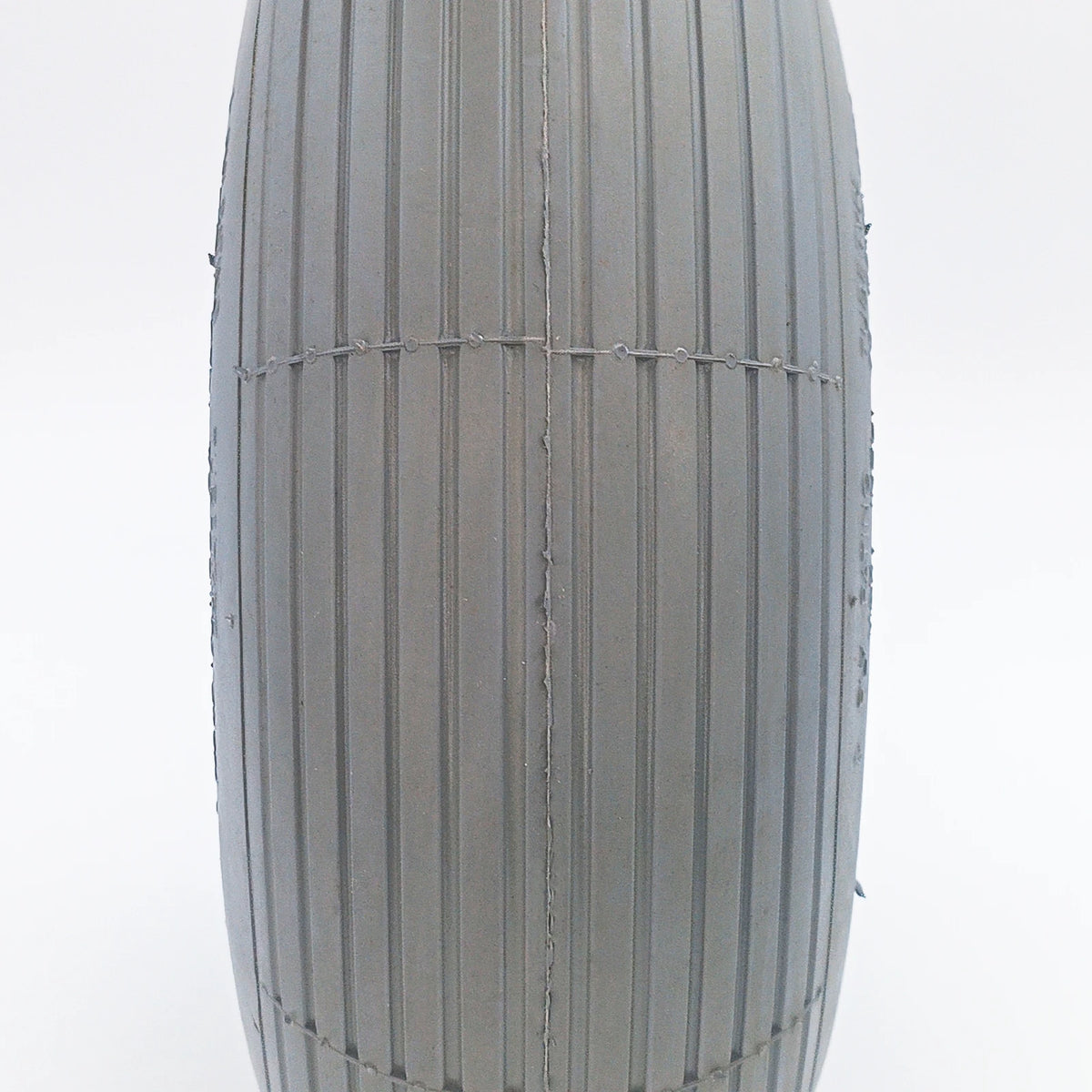 Filled In Wheelchair Tyre 3.50-6 | HF 207 Line Tread - Grey